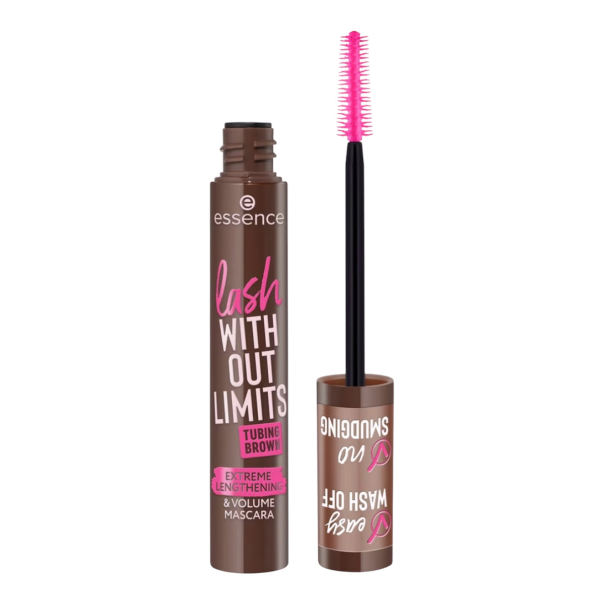 ESSENCE LASH WITHOUT LIMITS TUBING BROWN EXTREME LENGTHENING & VOLUME MASCARA