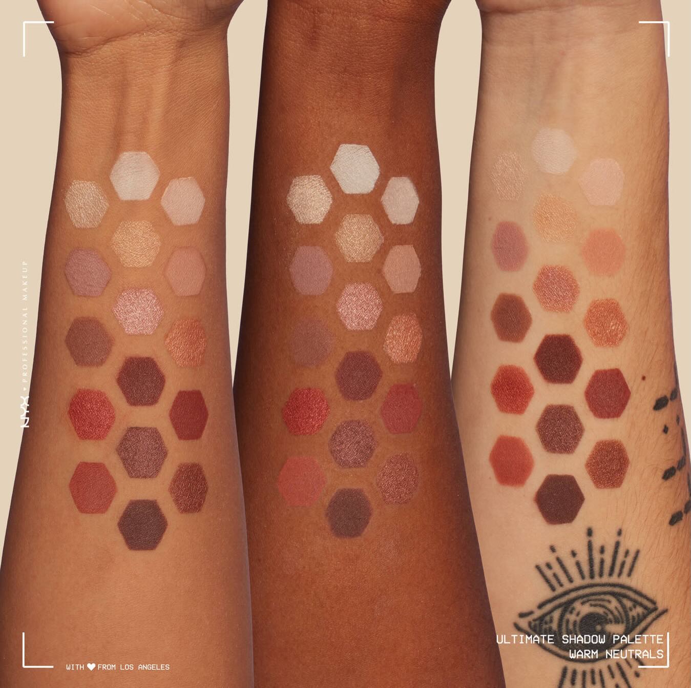 NYX ULTIMATE WARM NEUTRALS PALETA SOMBRAS