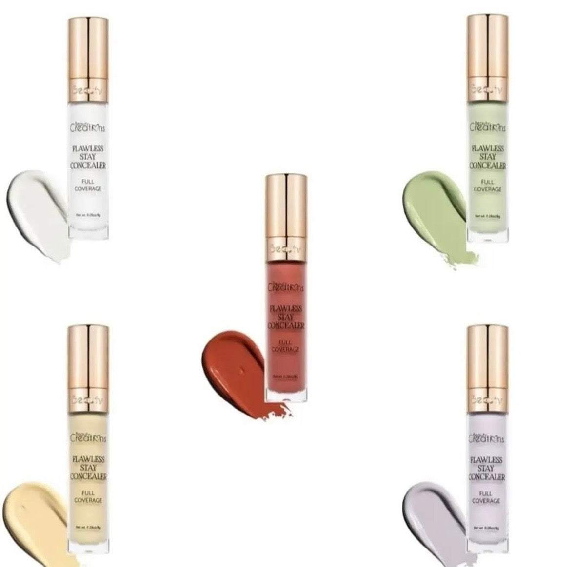 SET 5 BEAUTY CREATIONS FLAWLESS STAY CORRECTORES