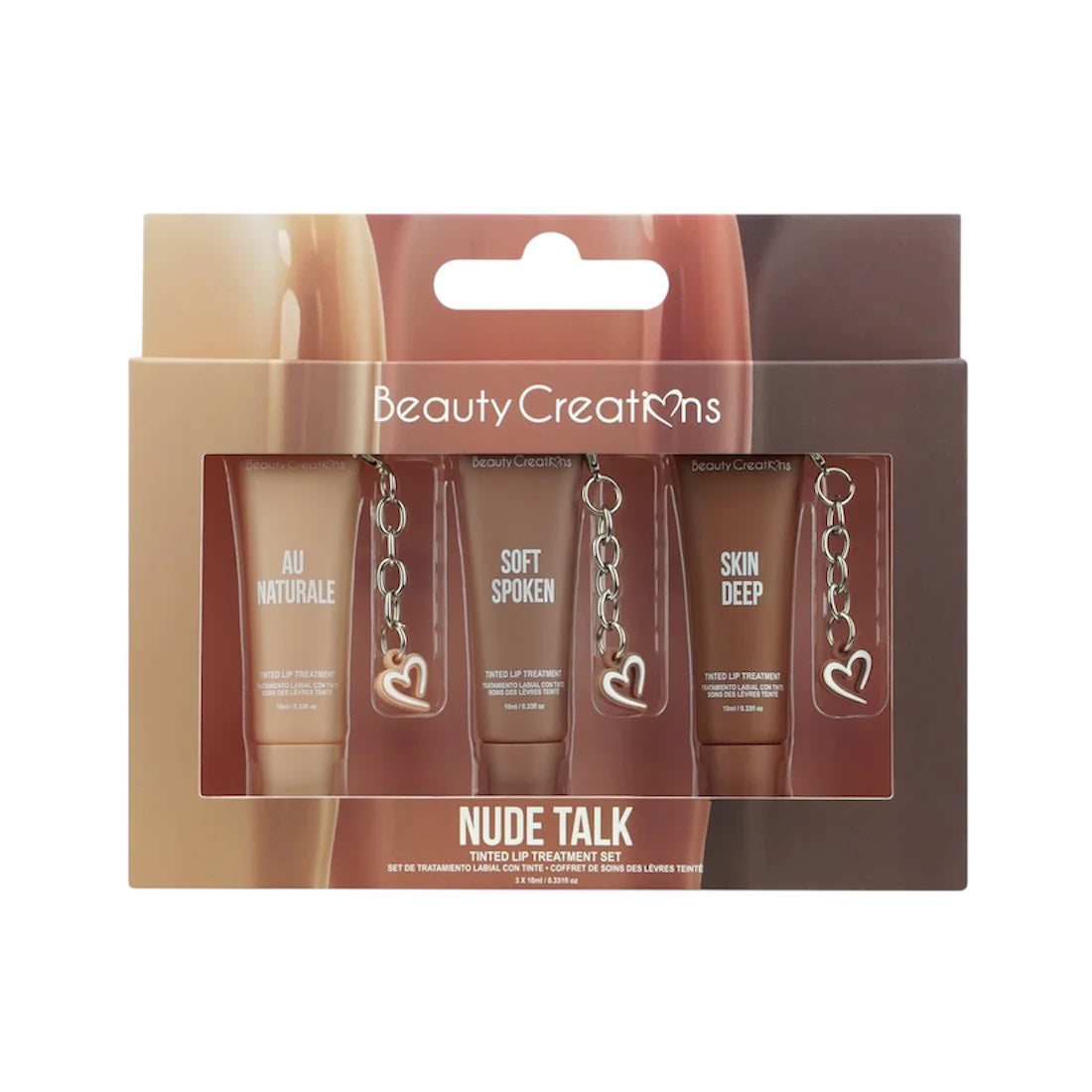 BEAUTY CREATIONS NUDE TALK TINTED LIP TREATMENT SET