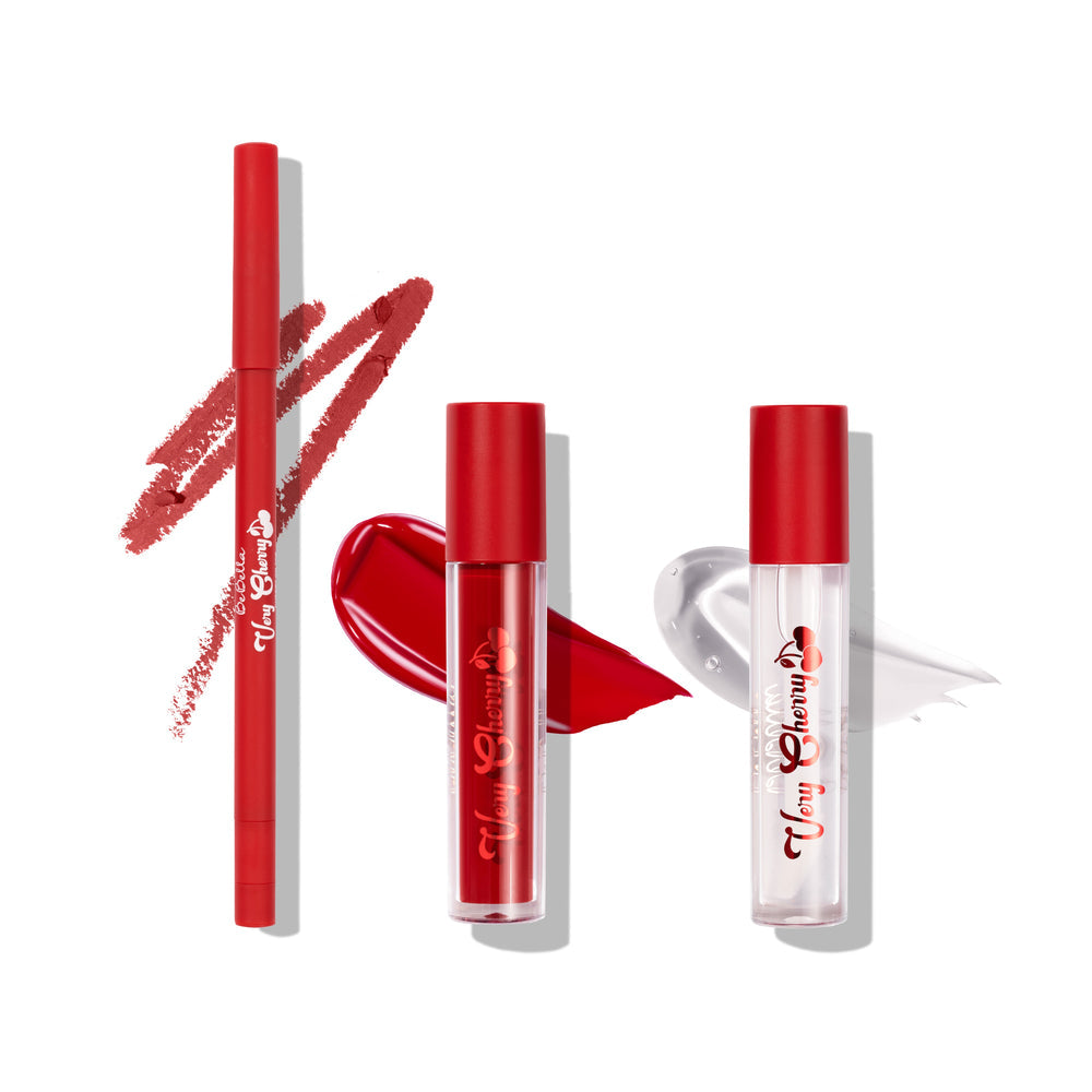 BEBELLA SWEET CHERRY LIP TRIO