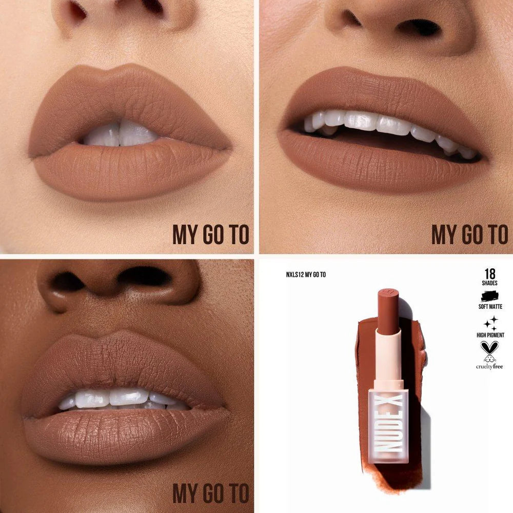 BEAUTY CREATIONS NUDE X SOFT MATTE LIPSTICK