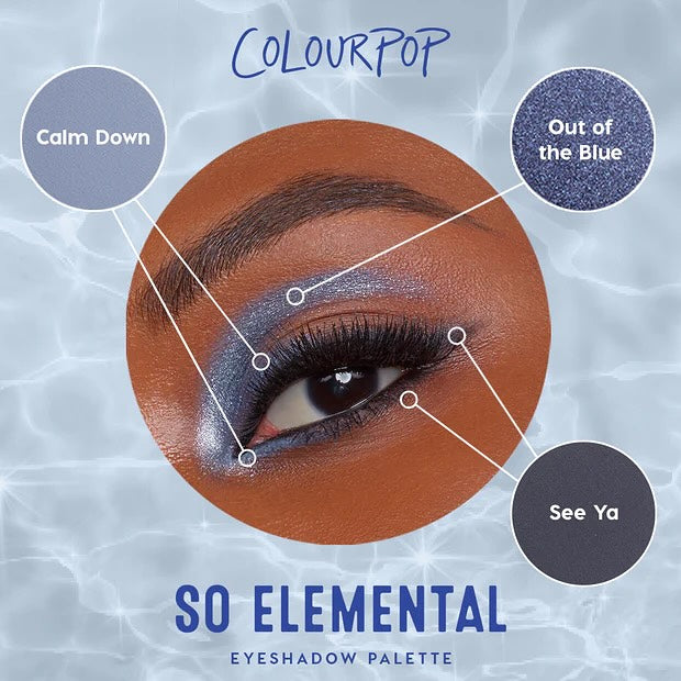 COLOURPOP SO ELEMENTAL PALETA SOMBRAS