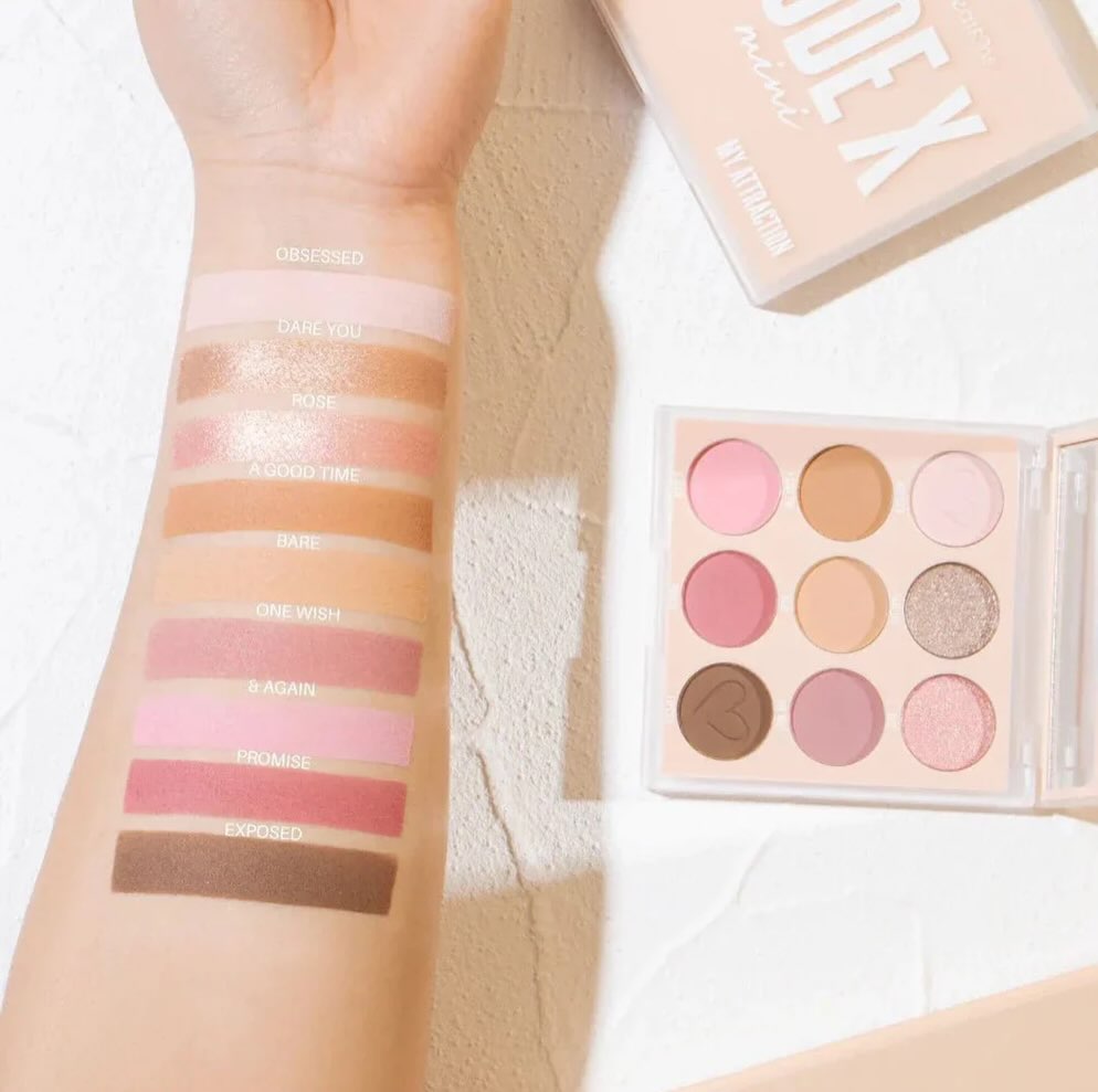 BEAUTY CREATIONS NUDE X MINI MY ATTRACTION PALETA SOMBRAS