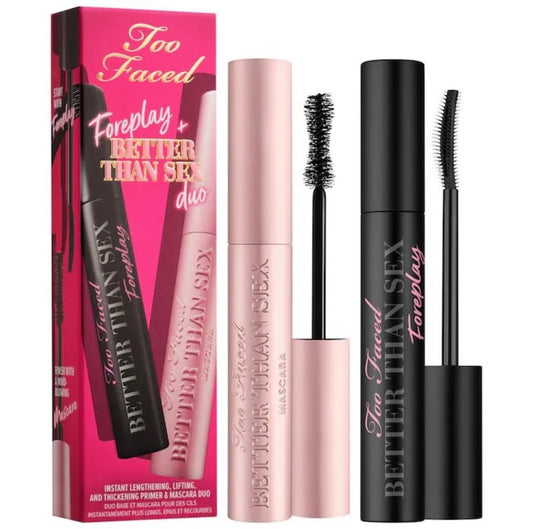 TOO FACED FOREPLAY + BETTER THAN SEX PRIMER & MASCARA DUO
