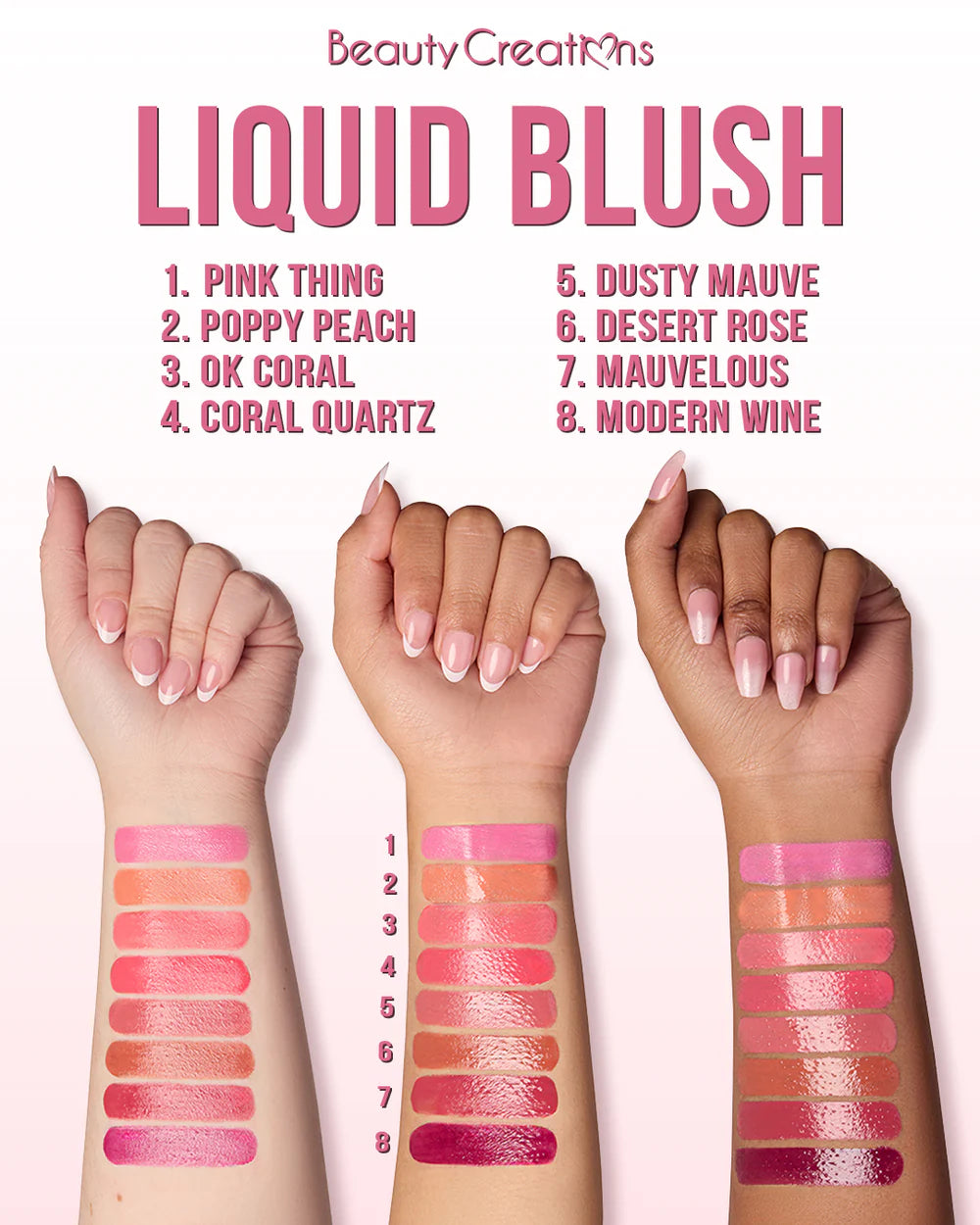 BEAUTY CREATIONS LIQUID BLUSH