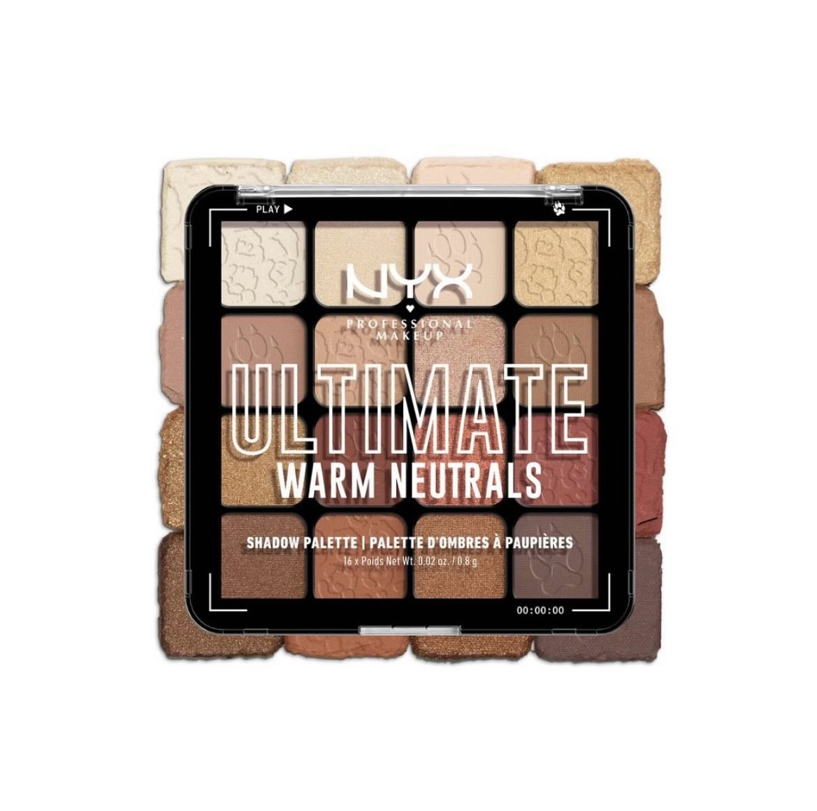 NYX ULTIMATE WARM NEUTRALS PALETA SOMBRAS