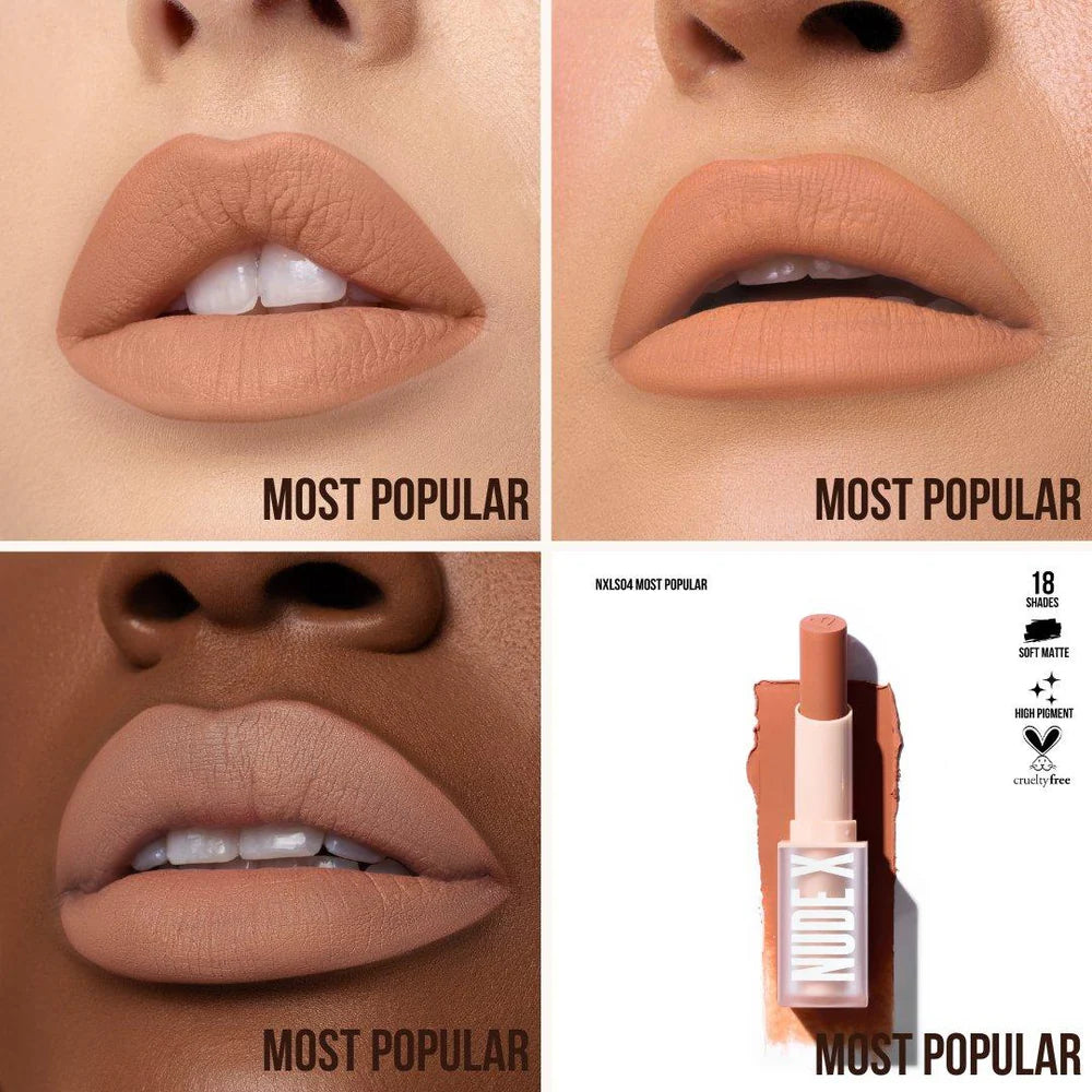 BEAUTY CREATIONS NUDE X SOFT MATTE LIPSTICK