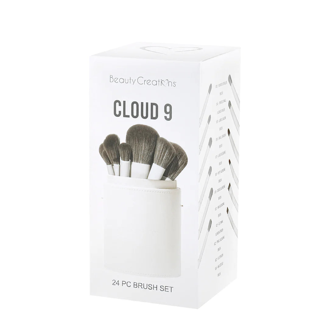 BEAUTY CREATIONS SET 24 BROCHAS CLOUD