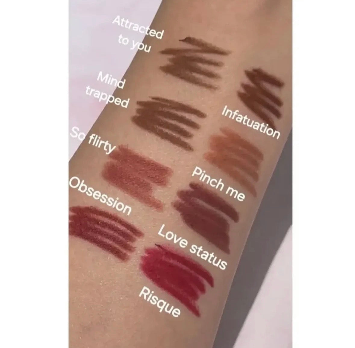 SET 8 BEAUTY CREATIONS PLUMP & POUT PLUMPING LIP LINER
