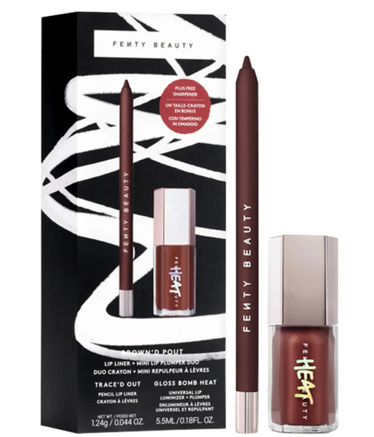 FENTY BEAUTY BROWN’D POUT LIP LINER + MINI LIP PLUMPER DUO