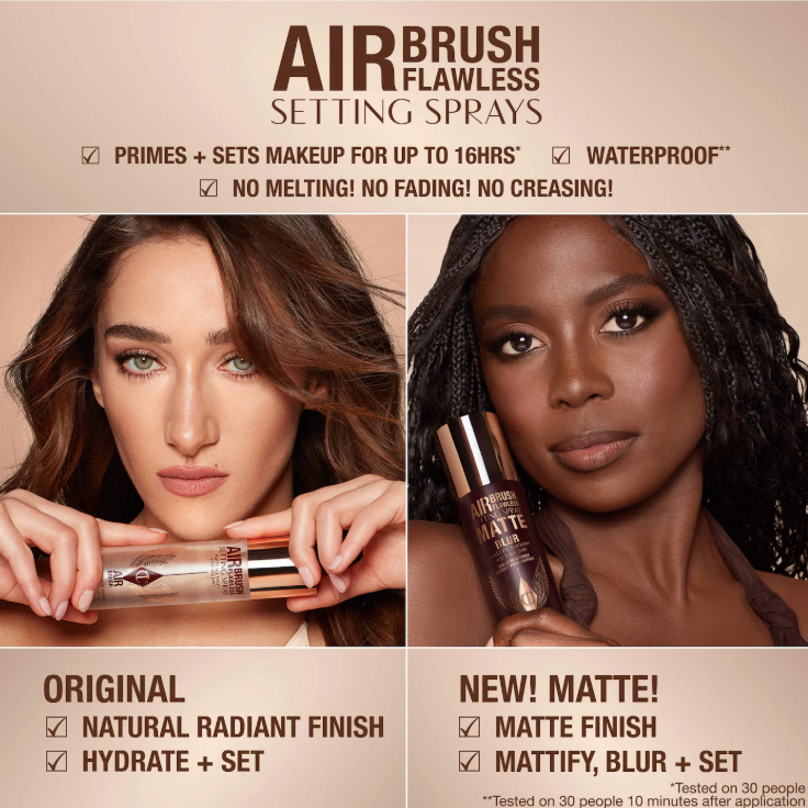 Airbrush Flawless Setting Spray Mate – Spray fijador matificante
