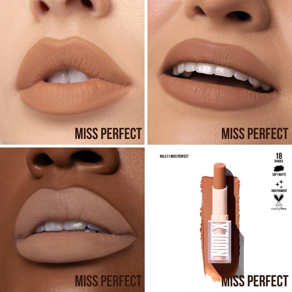 BEAUTY CREATIONS NUDE X SOFT MATTE LIPSTICK