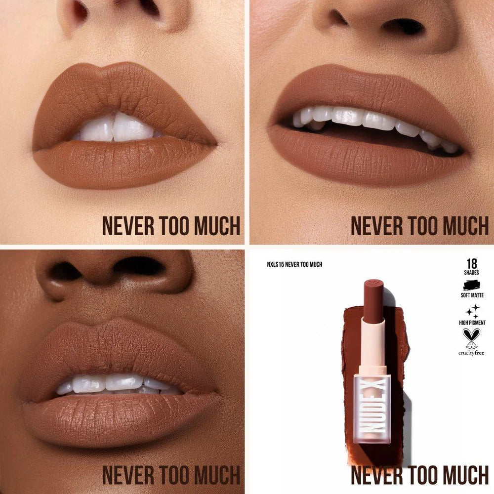 BEAUTY CREATIONS NUDE X SOFT MATTE LIPSTICK
