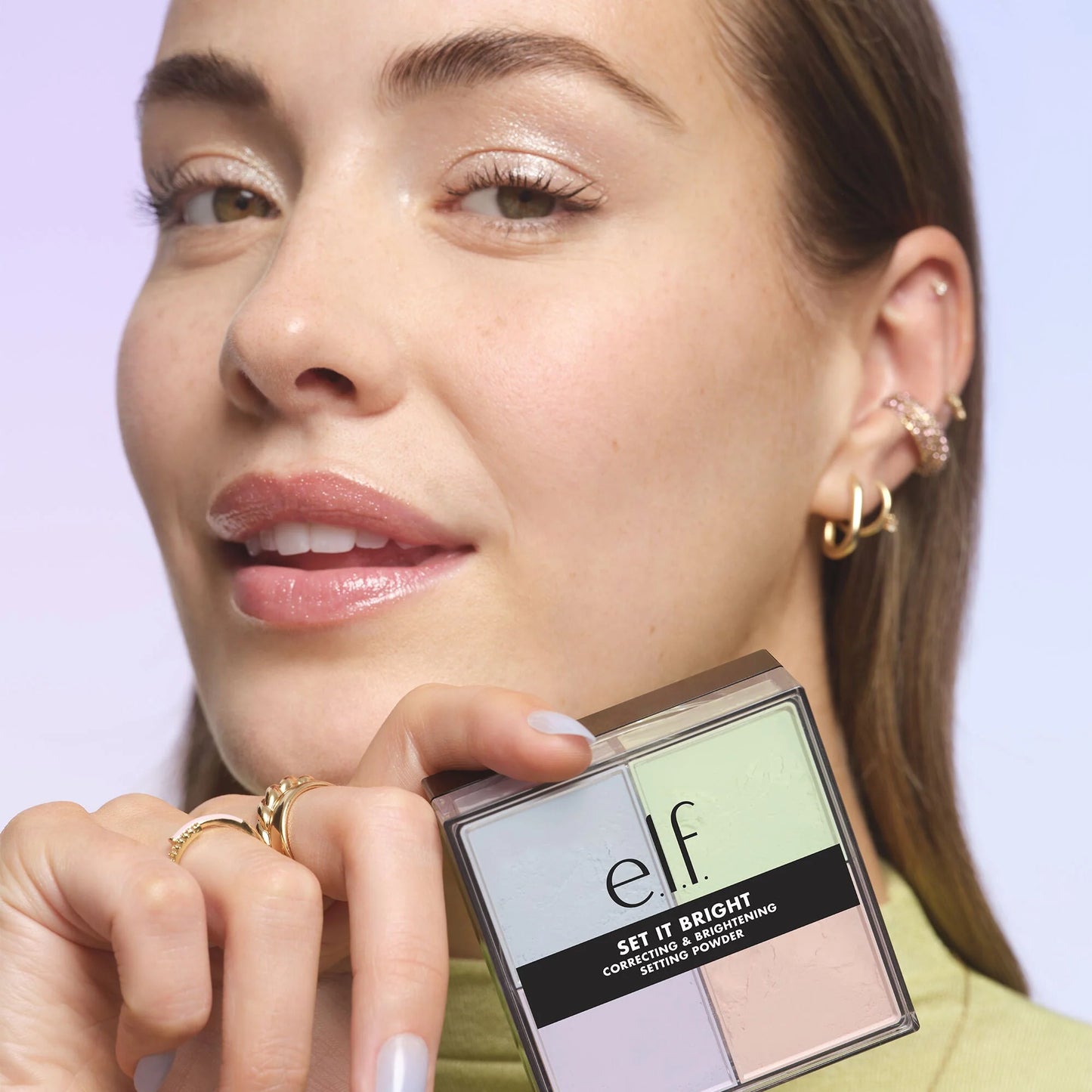 E.L.F SET IT BRIGHT POWDER QUAD