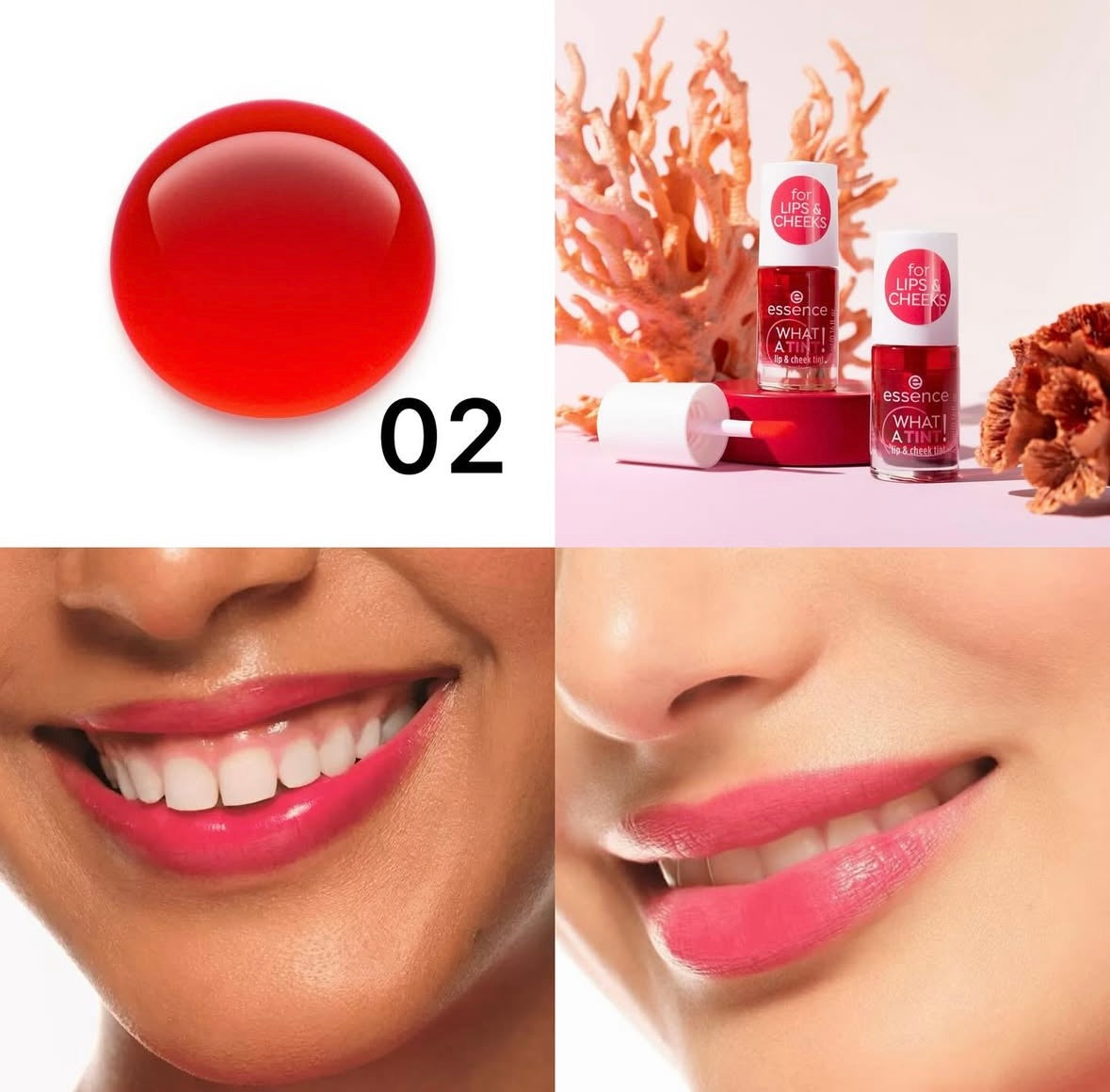 ESSENCE WHAT A TINT! LIP & CHEEK TINT