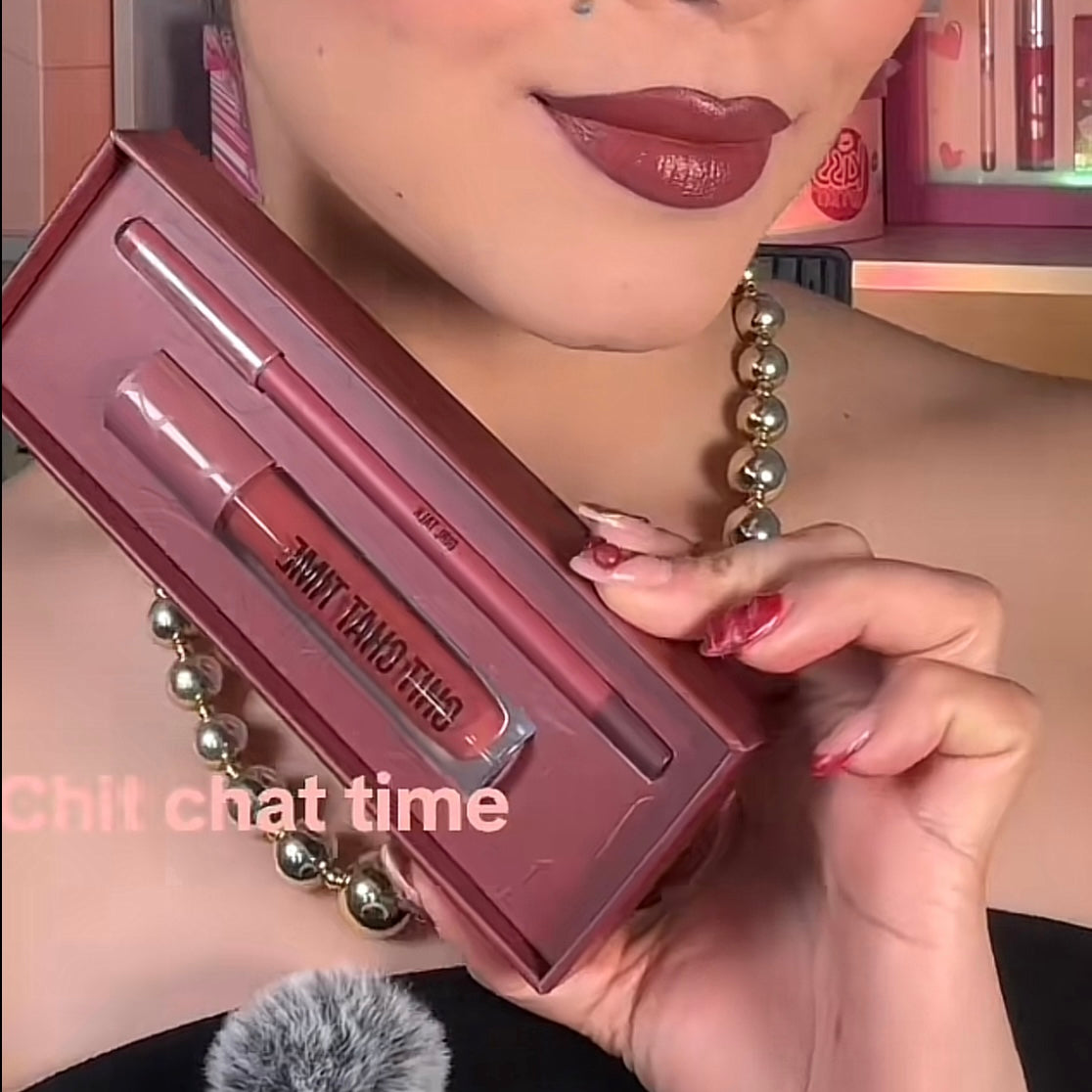 BEAUTY CREATIONS CHIT CHAT TIME DUO SET