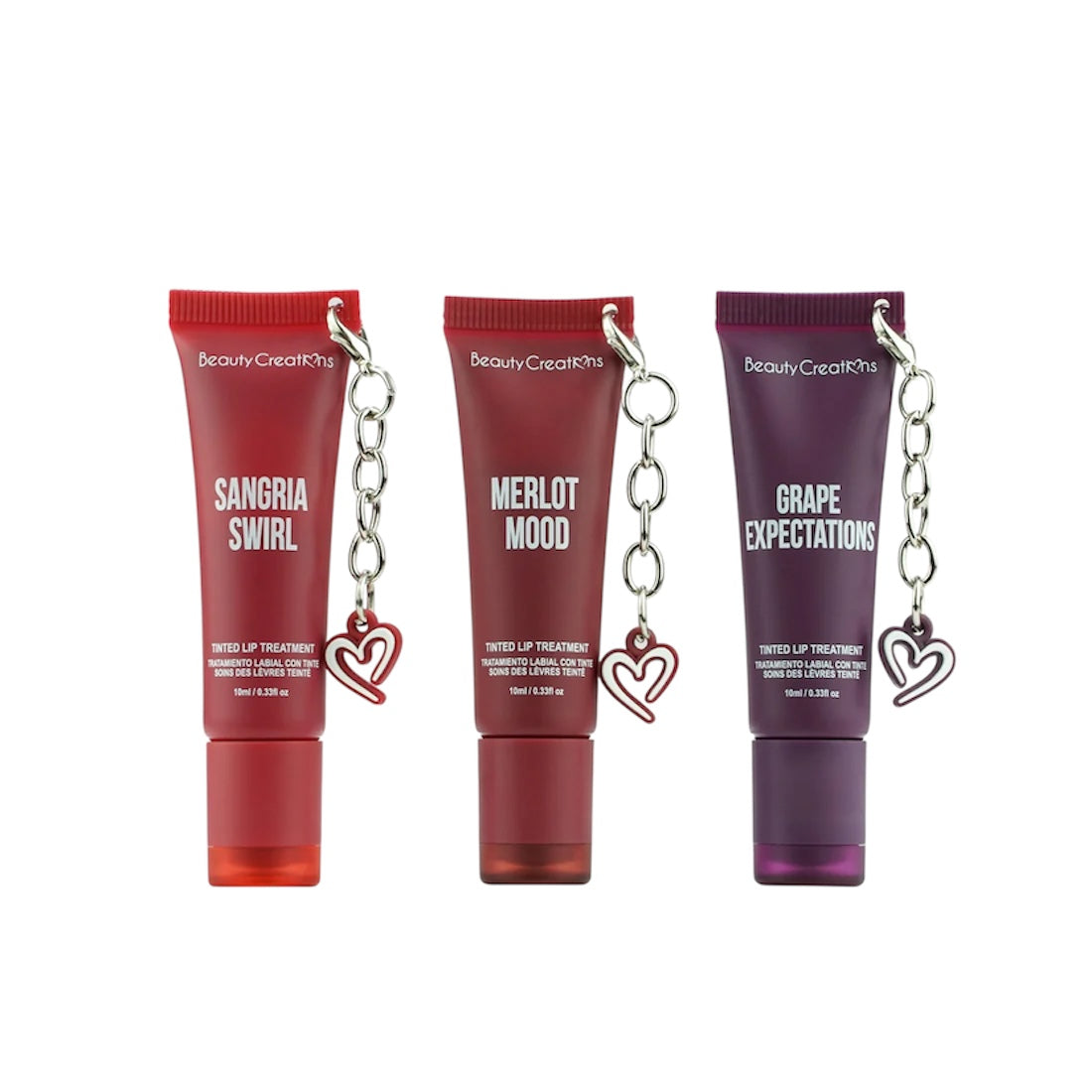 BEAUTY CREATIONS WINE DOWN TINTED LIP TREATMENT SET