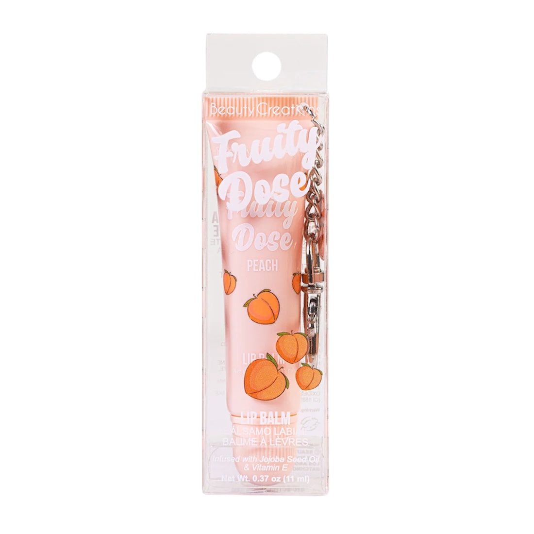 BEAUTY CREATIONS FRUITY DOSE BÁLSAMO LABIAL CON LLAVERO