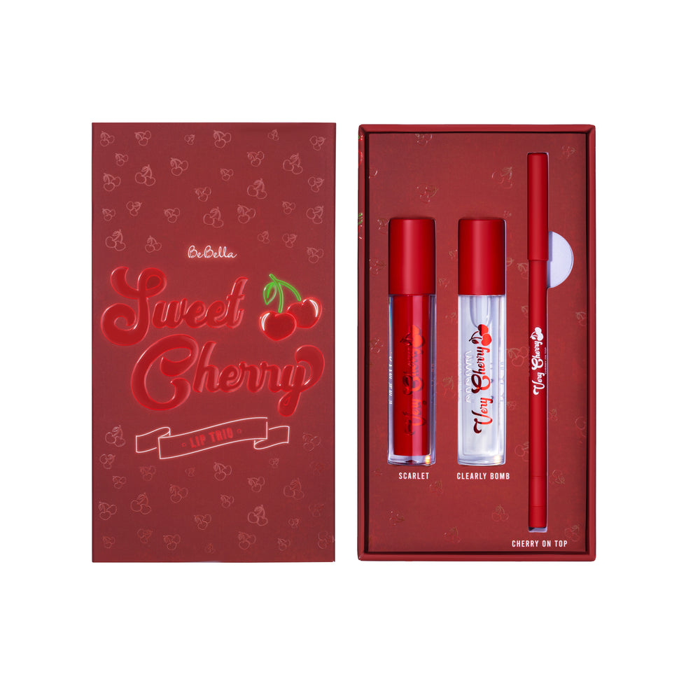 BEBELLA SWEET CHERRY LIP TRIO