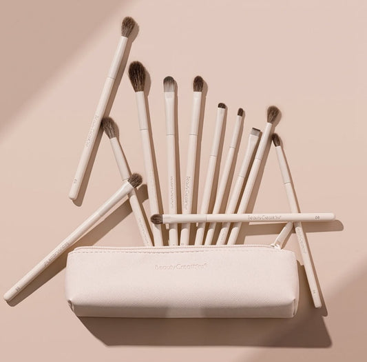 BEAUTY CREATIONS SET 12 BORCHAS NUDE