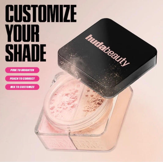 HUDE BEAUTY EASY BAKE  BRIGHTENING + CORRECTING DUO POLVO