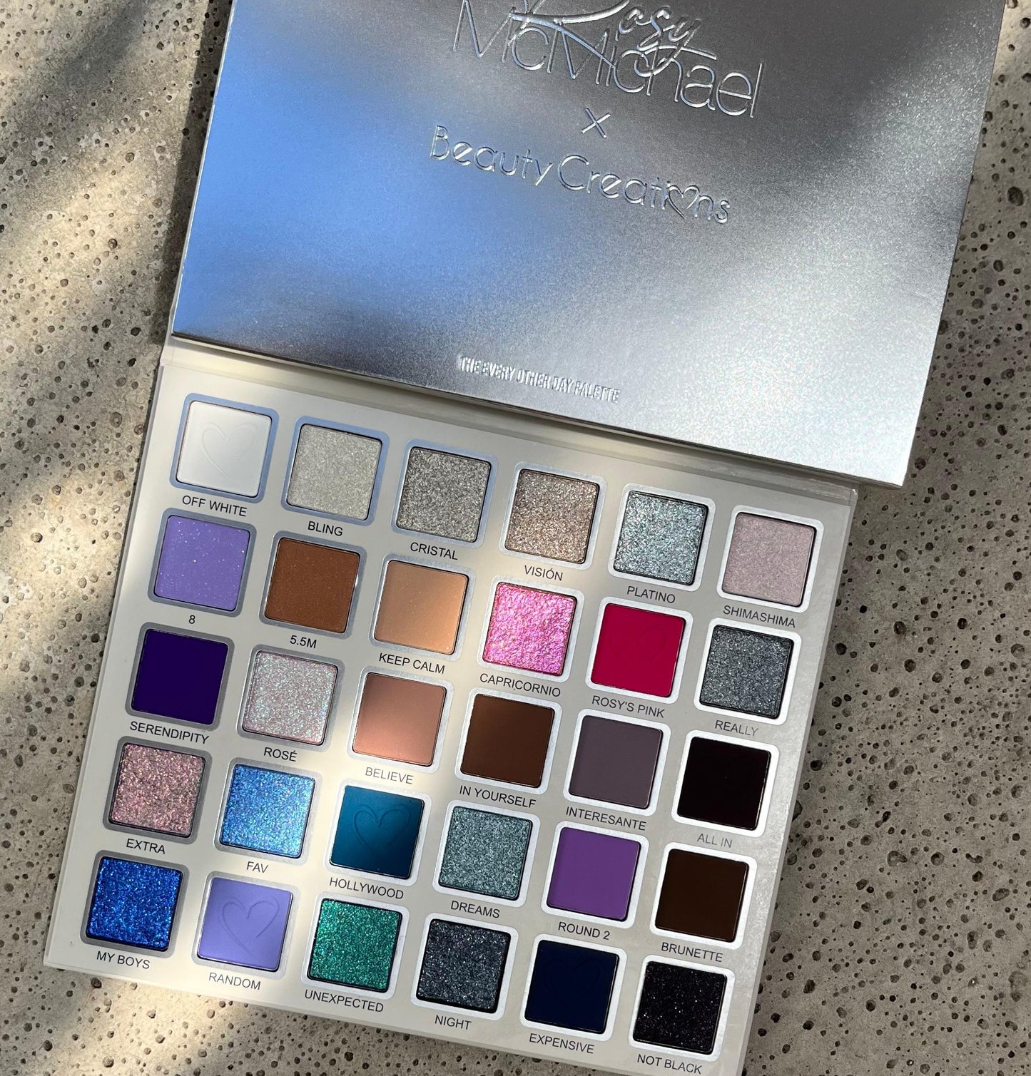 ROSY MCMICHAEL X BEAUTY CREATIONS THE EVERY OTHER DAY PALETTE