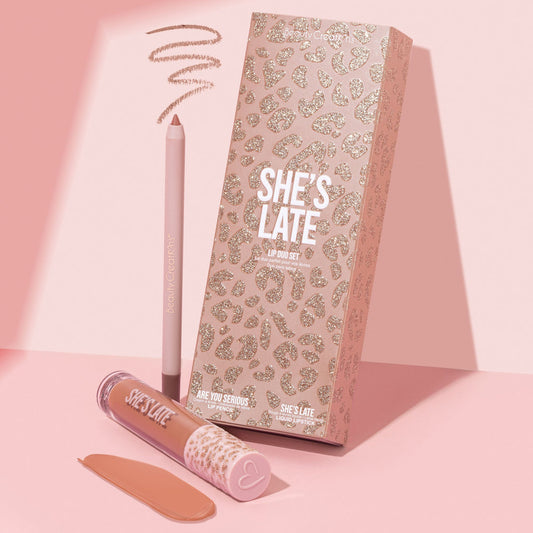 BEAUTY CREATIONS SHE'S LATE LIP DUO SET