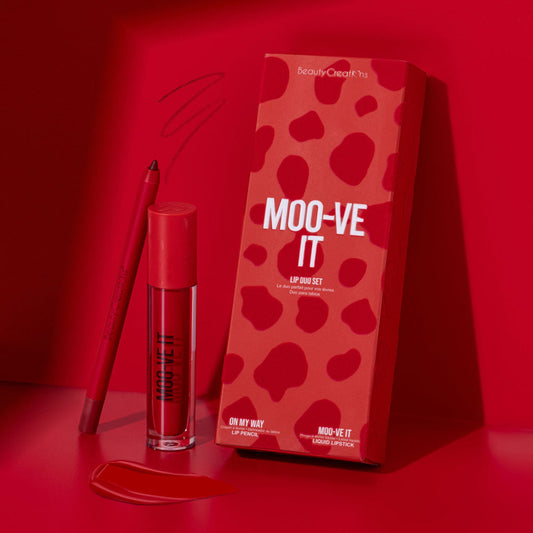 BEAUTY CREATIONS MOO-VE IT LIP DUO SET