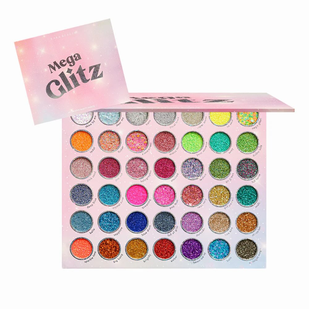 KARA BEAUTY MEGA PALETA GLITTER