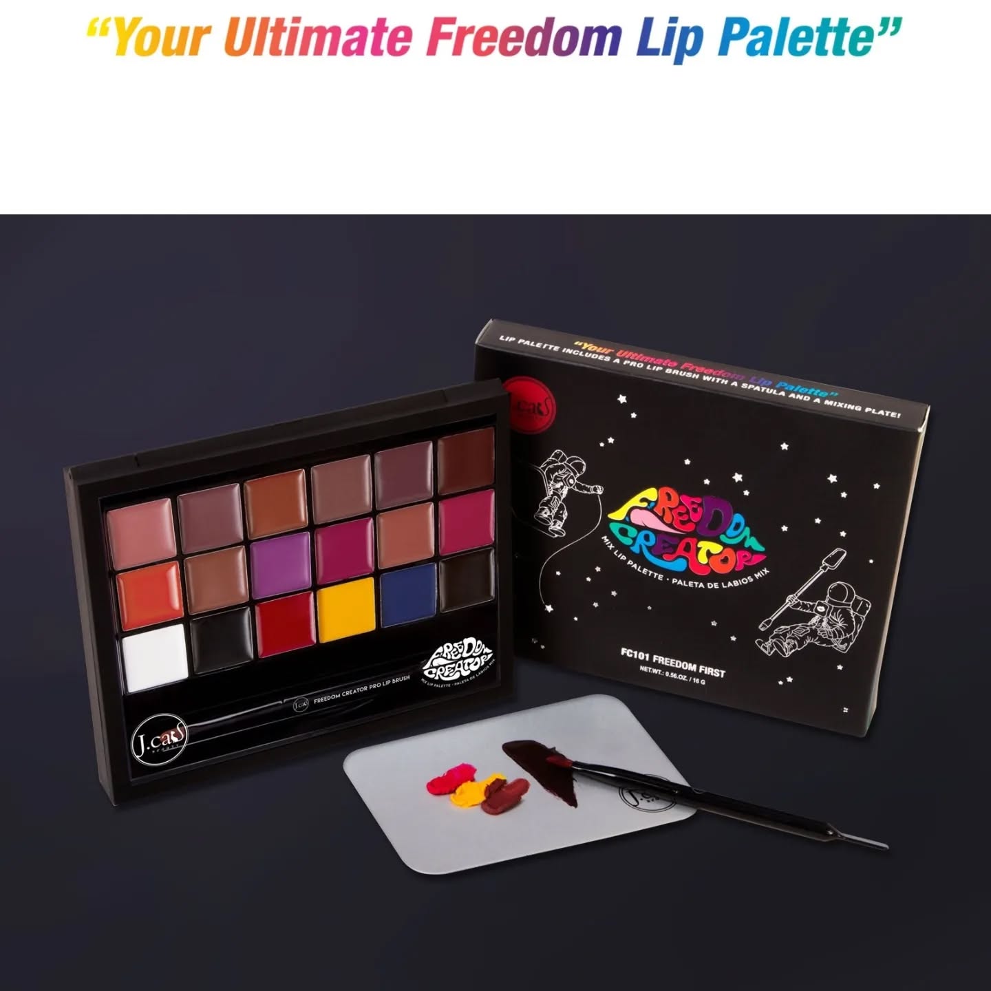J CAT FREEDOM CREATOR LIP PALETTE