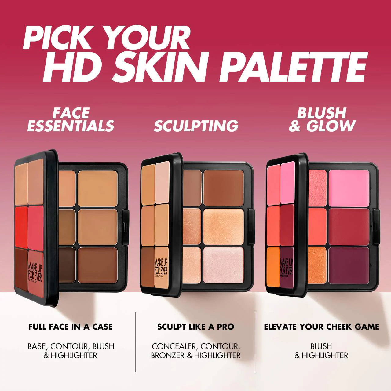 MAKE UP FOR EVER HD Skin Face Essentials Cream Palette