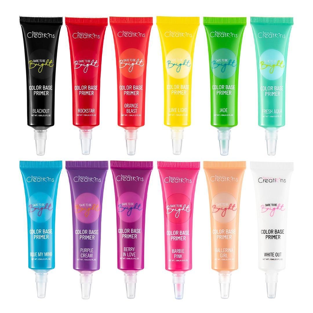 SET 12 COLOR BASE PRIMER BEAUTY CREATIONS
