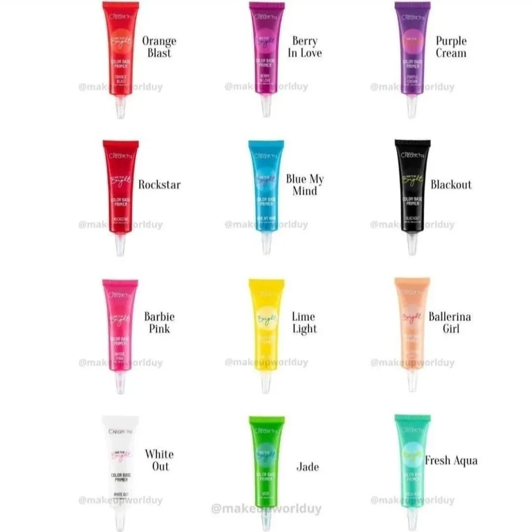 SET 12 COLOR BASE PRIMER BEAUTY CREATIONS